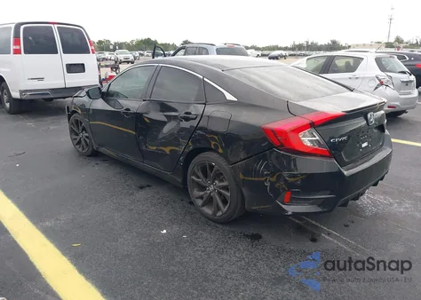 2019 Honda Civic Sport z USA, uszkodzony, nr VIN 19XFC2F80KE047355